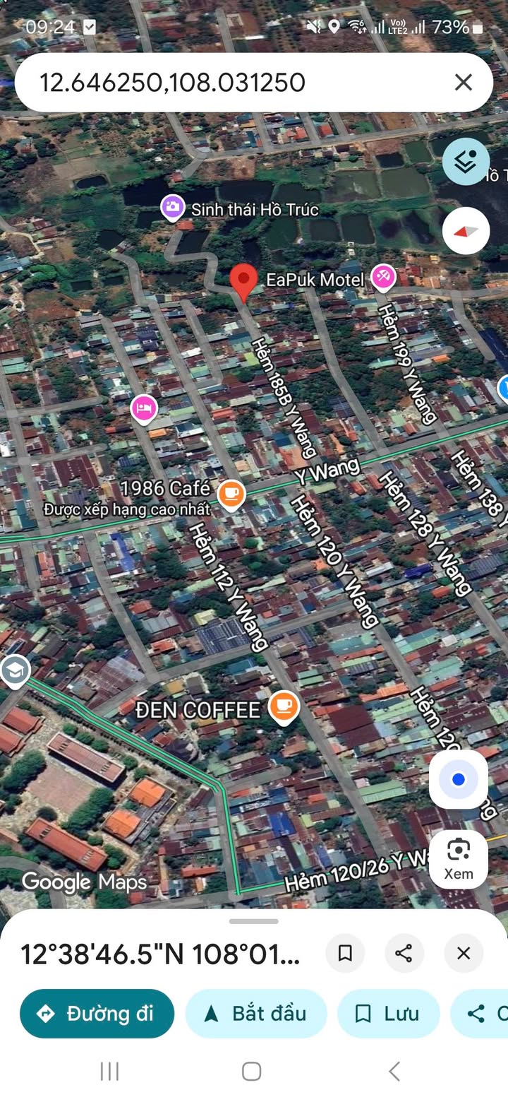 Đất nền Hẻm 185 Y Wang, phường Ea Tam, 120m² giá 1.87 tỷ - Đầu tư sinh lời tiềm năng!