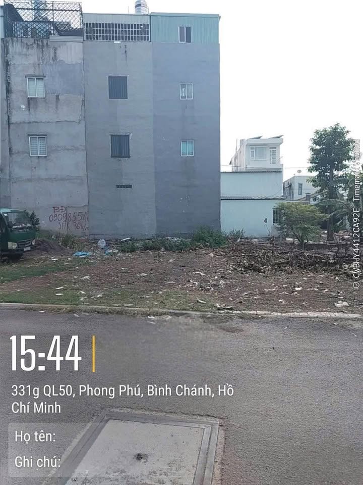 Đất mặt tiền Quốc Lộ 50, Bình Chánh, 100m² - Giá chỉ 1.5 tỷ, chính chủ bán!