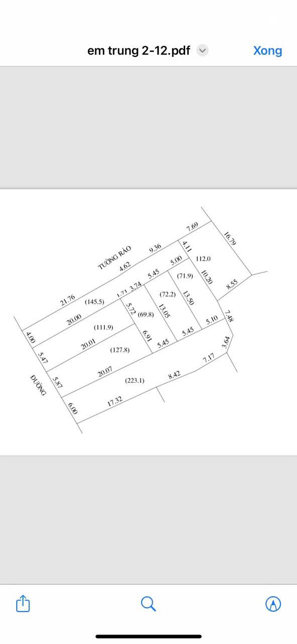 Đất Nghi Phú - Tp Vinh 112m² giá 2.85 tỷ - Vị trí trung tâm tiện ích đầy đủ!