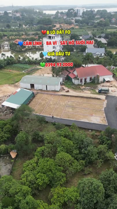 Đất nền Cẩm Lĩnh, Ba Vì 100m² giá chỉ 900 triệu - Tiềm năng sinh lời cao!