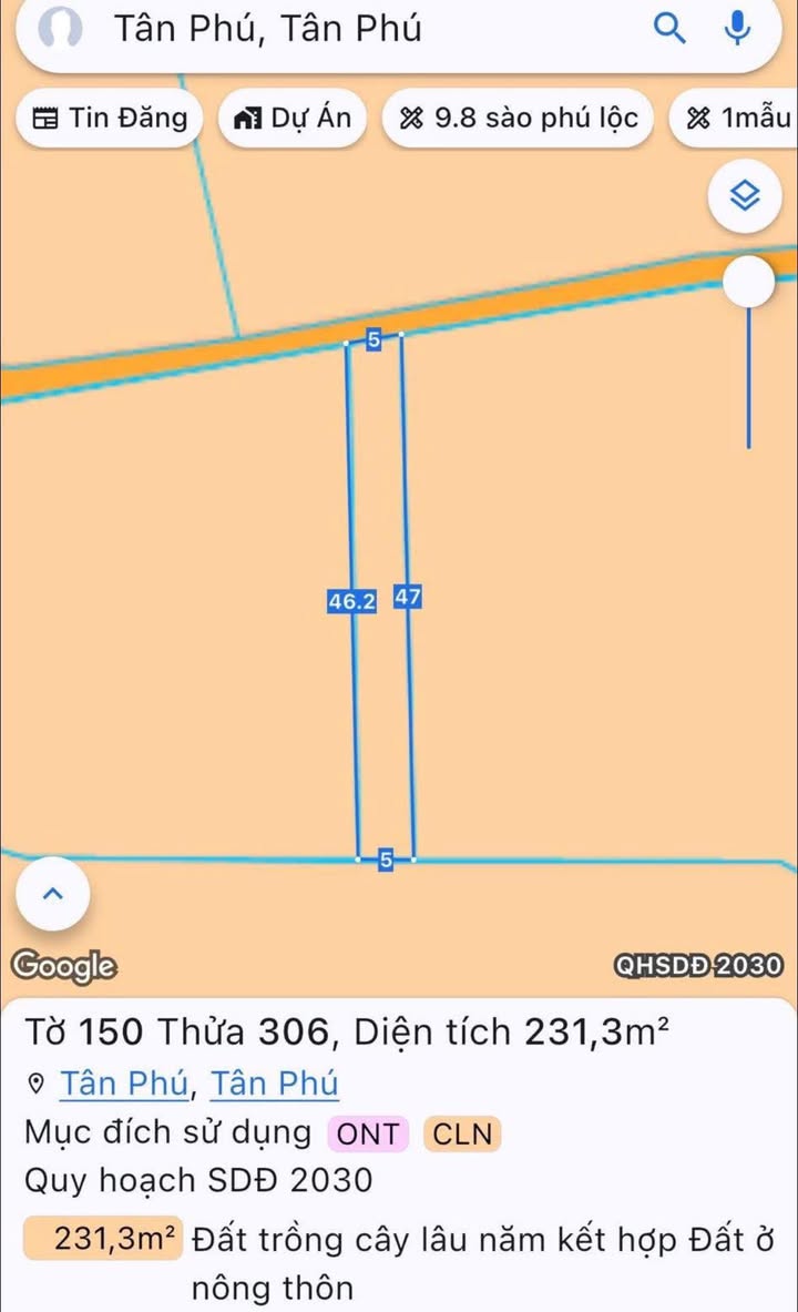 Đất nền Tân Phú Thủ Đức 230m² giá 395 triệu - Bán gấp, bớt lộc!