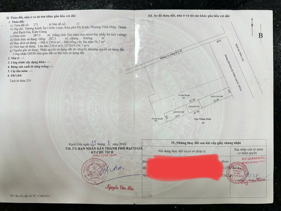 Đất mặt tiền đường Huỳnh Tấn Phát, Rạch Giá 287m² giá 3.3 tỷ - Cơ hội đầu tư hấp dẫn!