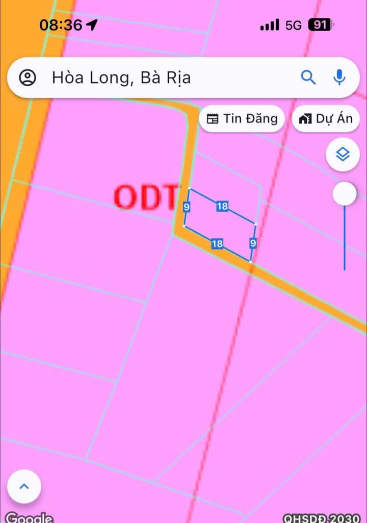 Đất Hòa Long Bà Rịa 162m² giá 1.8 tỷ - Cơ hội đầu tư hấp dẫn!