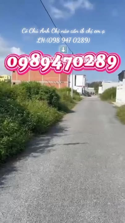 Đất thổ cư mặt tiền đường Mậu Thân 225m² giá 1 tỷ - Cơ hội đầu tư tuyệt vời!