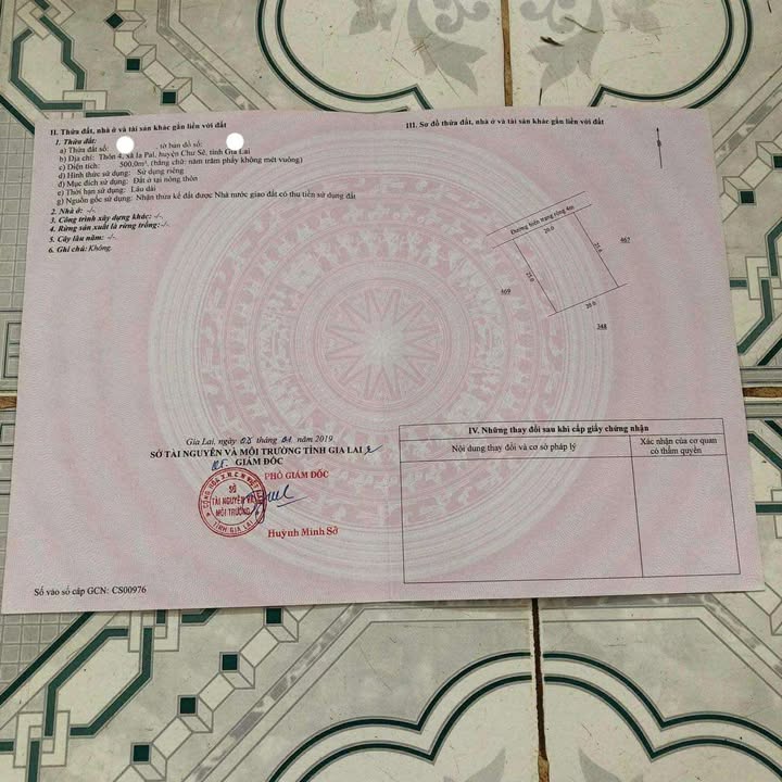 Đất nền thổ cư 500m² tại thôn 4, xã Ia Pal - Giá chỉ 5 tỷ, đầu tư sinh lời!