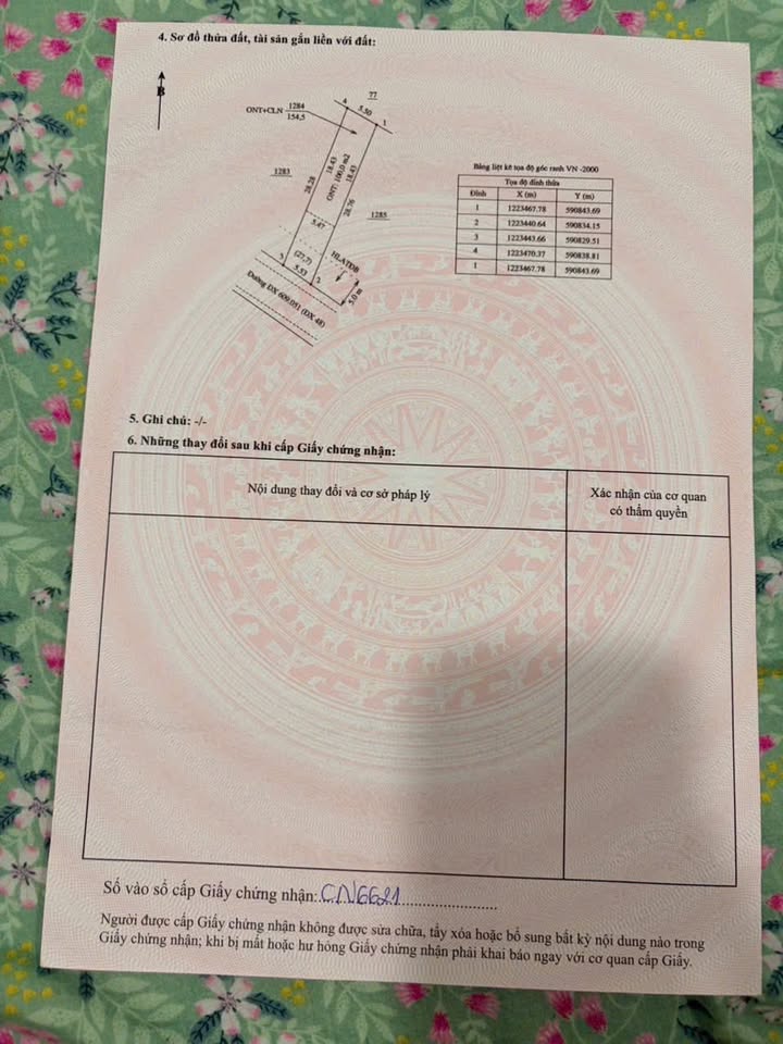 Đất thổ cư Phú An, Bến Cát 154m² giá 1.59 tỷ - Đường nhựa xe tải vào tận nơi!