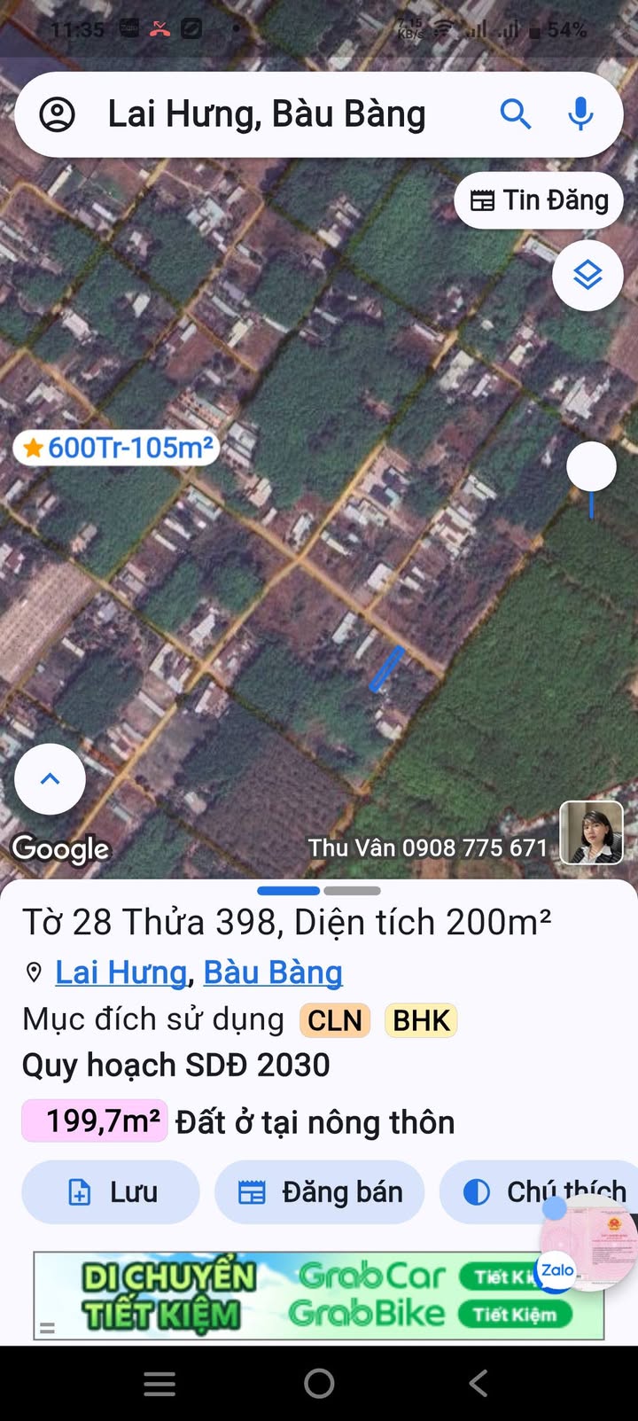 Đất nền khu dân cư Lai Hưng, Bàu Bàng 200m² giá chỉ 1.25 tỷ - Cơ hội đầu tư hiếm có!