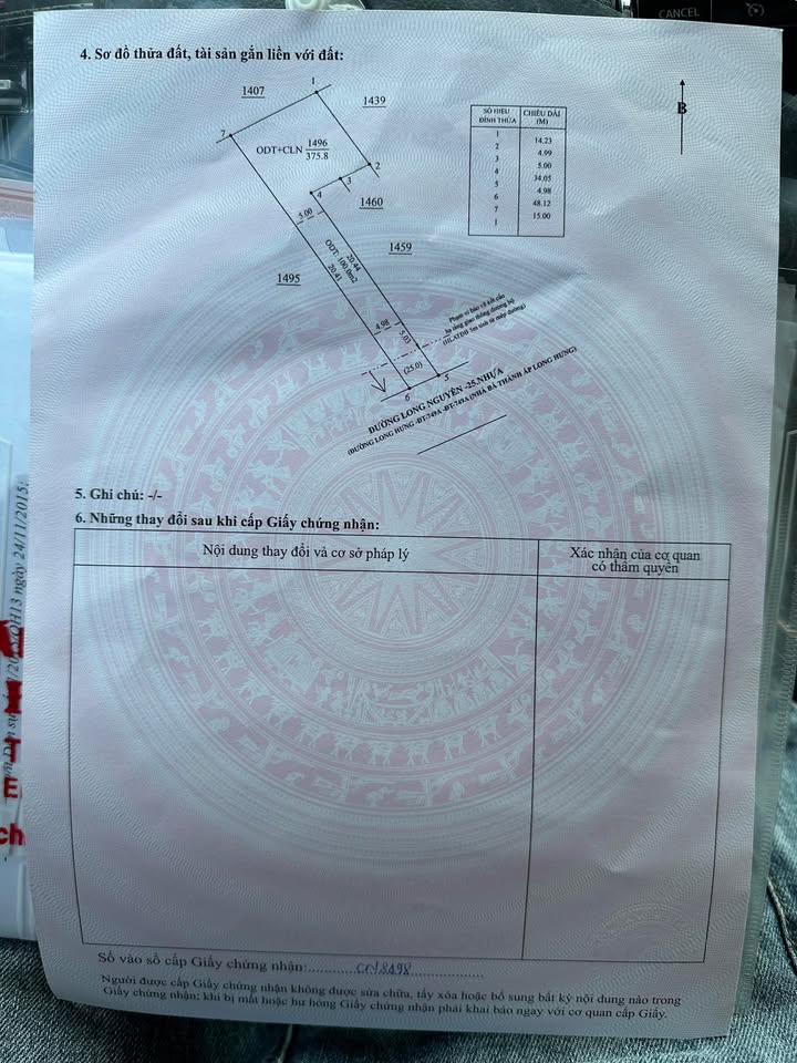 Đất nền Bàu Bàng 375m² giá thỏa thuận - Vị trí đẹp gần khu vui chơi