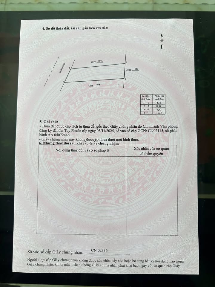 Đất nền Phước Hoà, Tuy Phước 71m² giá chỉ 4xx triệu - Cơ hội đầu tư tuyệt vời!