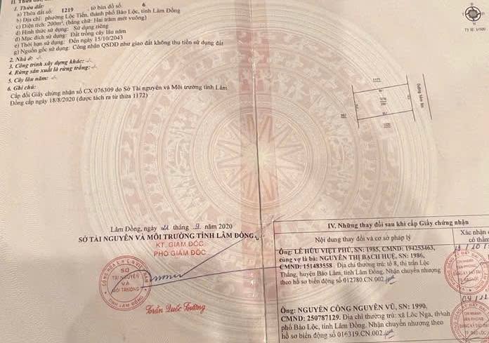 Đất nền Bảo Lộc 200m² chỉ 890 triệu - Cơ hội đầu tư tuyệt vời!