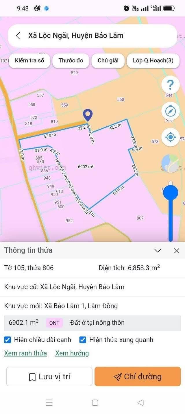 Đất thổ cư 2000m² tại Lộc Ngãi, Bảo Lâm - Sổ đỏ chính chủ, giá 1.5 tỷ!