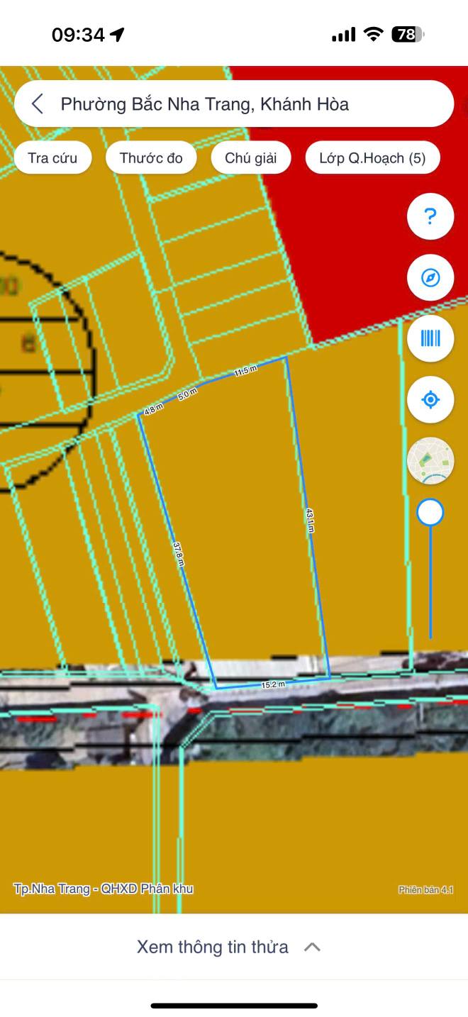 Đất nền đẹp tại phường Vĩnh Hải, Nha Trang 677m² - Tiềm năng tăng giá cao!