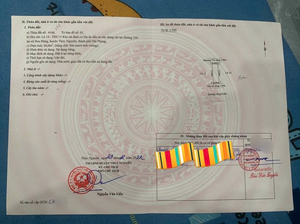 Đất Tái định cư Hoa Động 60m² giá 3 tỷ - Kinh doanh sinh lời ngay!