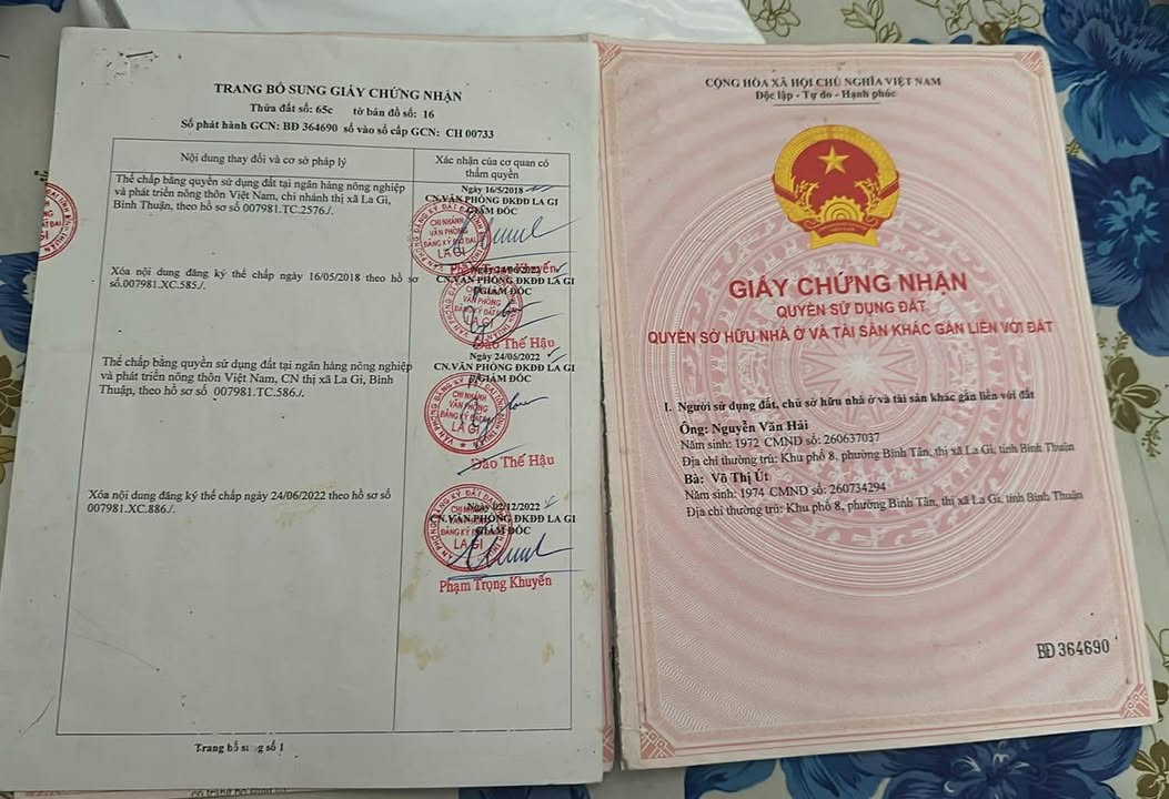 Nhà phố Bình Tân, La Gi 78m² giá 750 triệu - Sổ hồng chính chủ, thương lượng ngay!