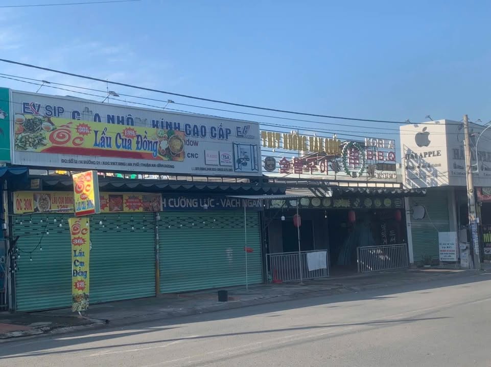 Đất mặt tiền D1 KDC Việt Sing Thuận An 100m² giá 8 tỷ - Đang cho thuê thu nhập ổn định!