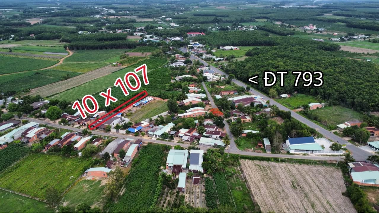 Đất thổ cư 100m² mặt tiền nhựa tại Thạnh Tân - Giá chỉ 1.75 tỷ!