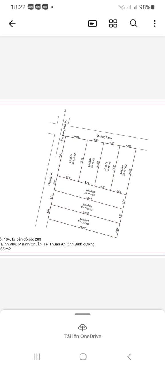 Đất nền Bình Chuẩn, Thuận An 50m² giá từ 1.5 tỷ - Cơ hội đầu tư sinh lời!