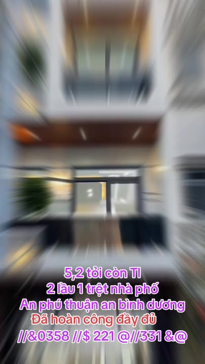 Nhà 2 lầu 1 trệt An Phú 64m² giá 5.2 tỷ - Chính chủ bán gấp!