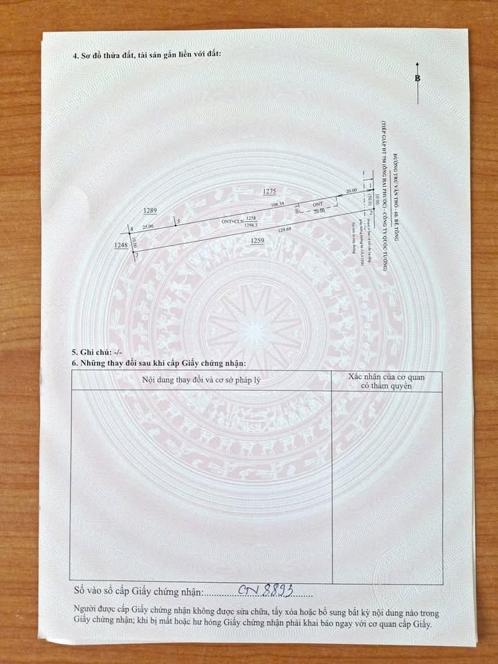 Đất nền Trừ Văn Thố Bàu Bàng 1000m² - Cơ hội đầu tư sinh lời!