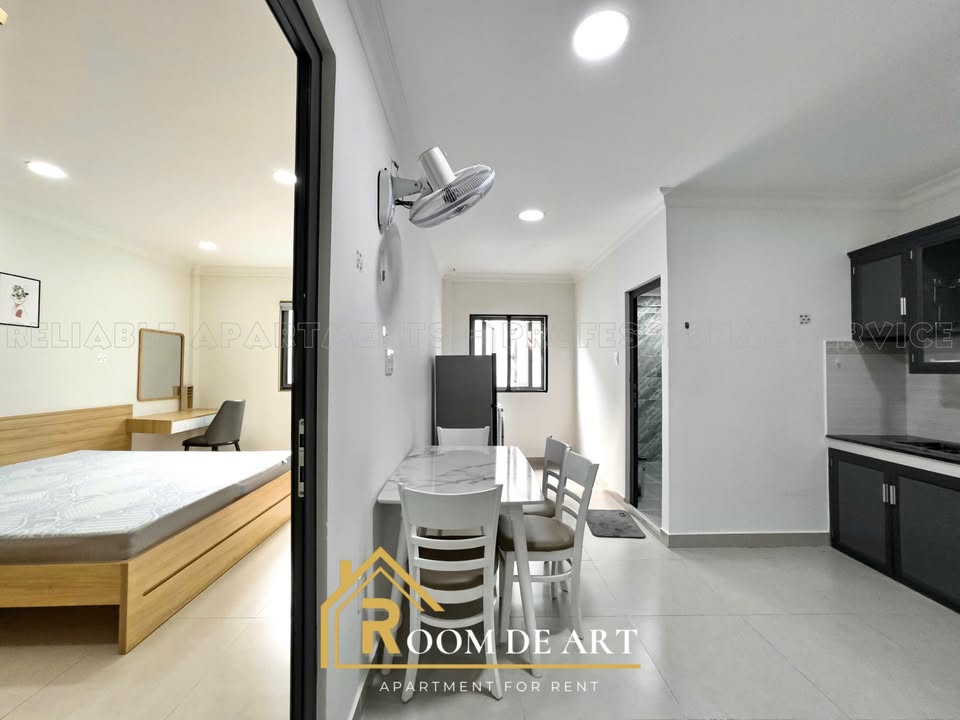 Căn hộ cho thuê Cách Mạng Tháng 8 Q10 50m² - Nhà xinh, đầy đủ nội thất!
