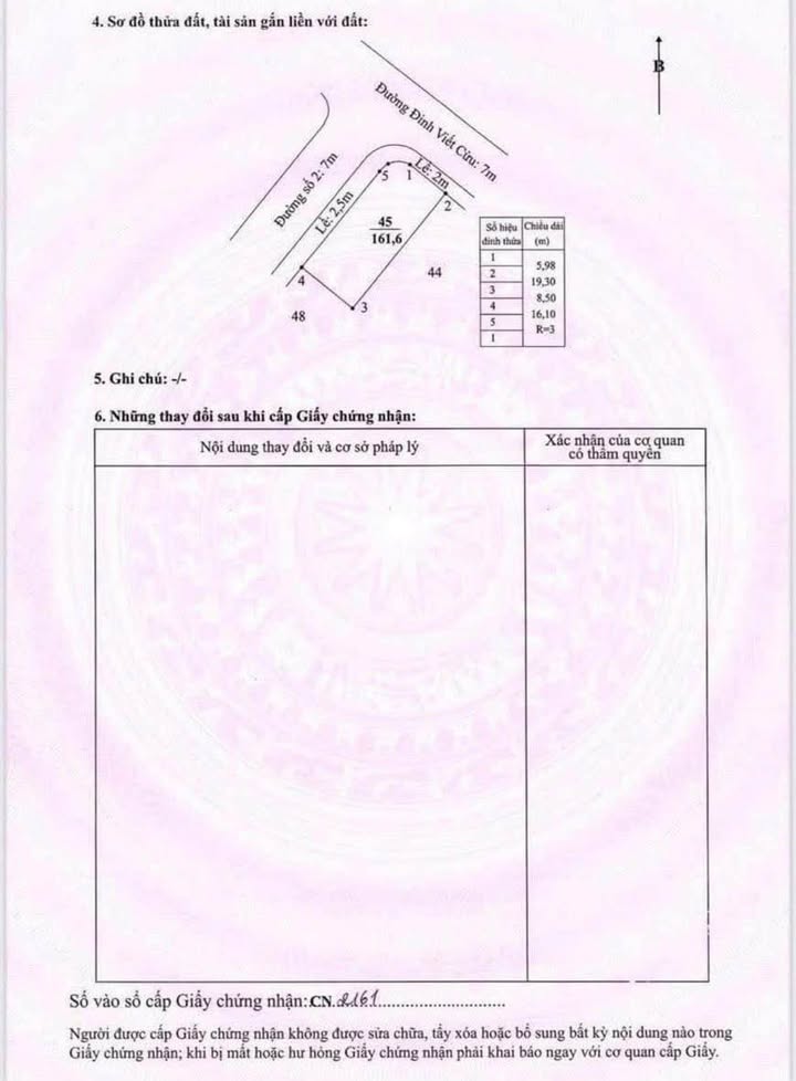 Bán đất thổ cư mặt tiền Đinh Viết Cừu, Tân An, Long An - Lô góc 2 mặt tiền, giá 1.75 tỷ!