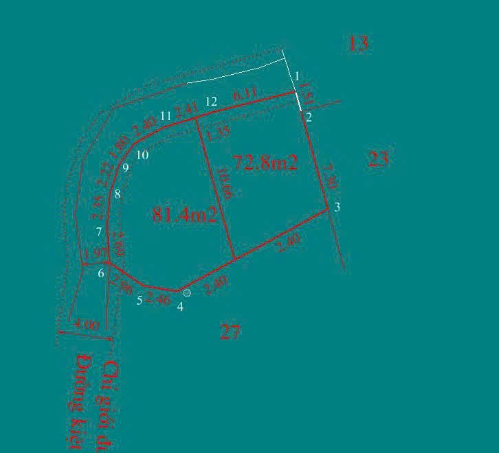 Lô đất mặt tiền kiệt Lựu Bảo Kim Long 72m² giá chỉ 700 triệu - Cơ hội đầu tư hấp dẫn!