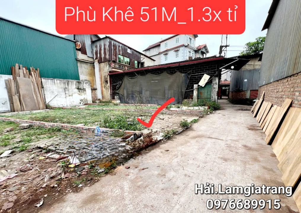 Đất nền Phù Khê, Từ Sơn 51m² giá 1.3 tỷ - Cơ hội đầu tư tuyệt vời!