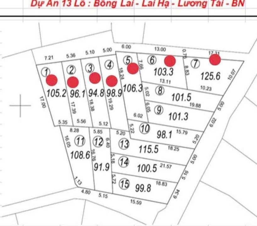 Đất nền Trung Kênh, Lương Tài 102m² giá 1.4 tỷ - Đầu tư sinh lời ngay!