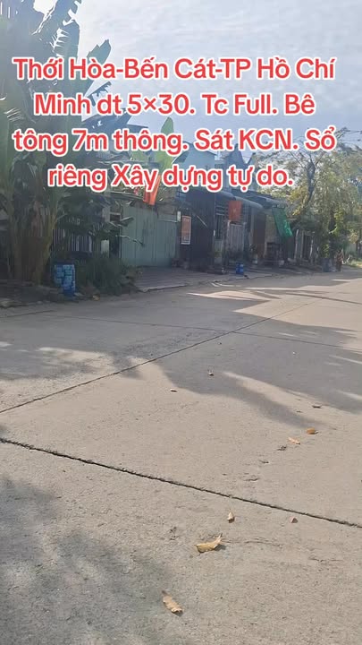 Đất Khu K, Thới Hòa, Bến Cát 150m² giá 1.9 tỷ - Đầu tư sinh lời ngay!