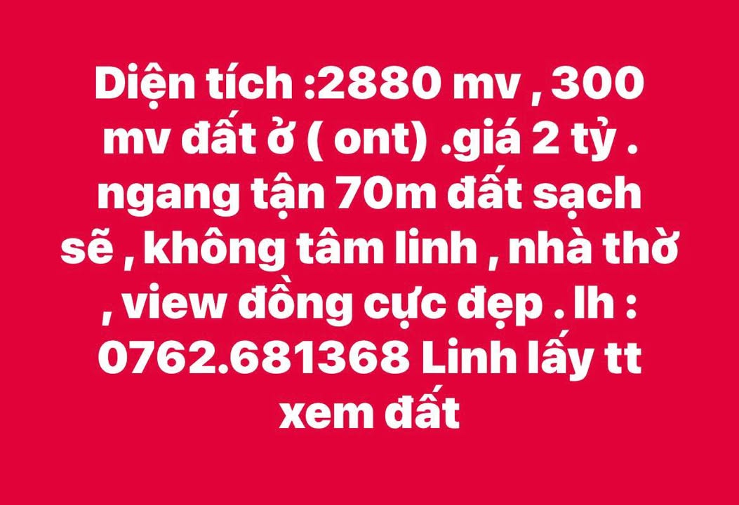 Đất vườn Bình Quý, Thăng Bình 2880m² - Cơ hội đầu tư hấp dẫn!