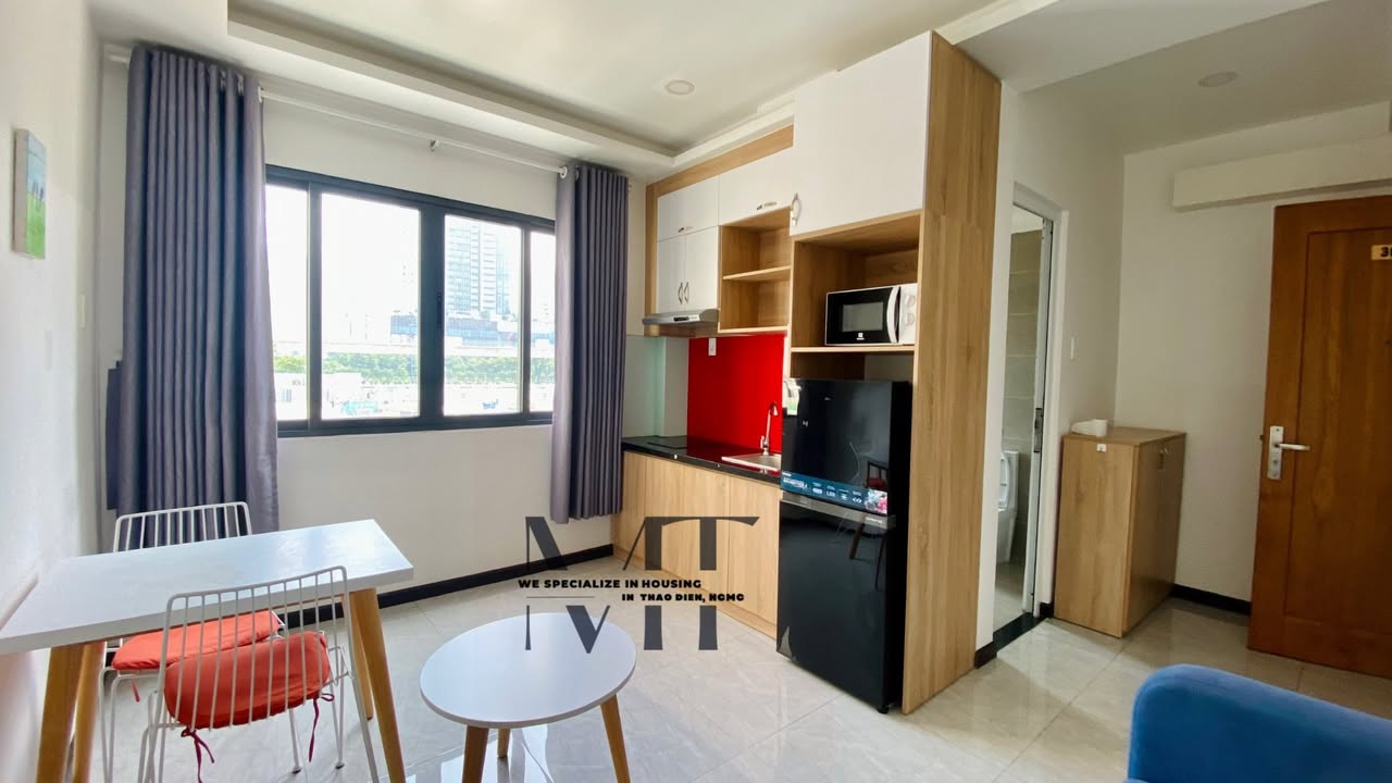 Căn hộ dịch vụ 1 phòng ngủ tại phường An Phú, Thủ Đức - Giá 12.8 triệu/tháng