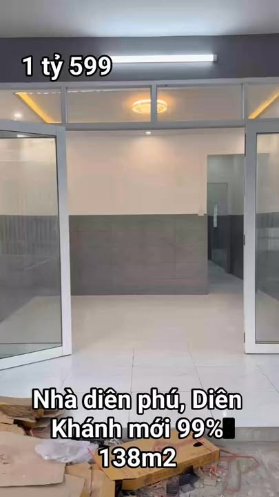 Nhà cấp 4 Diên Phú, Diên Khánh 138m² giá 1.599 tỷ - Thiết kế hiện đại, giá tốt!