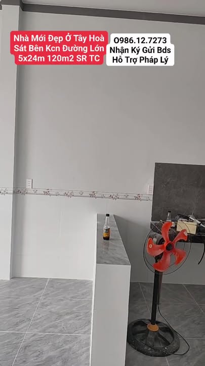 Nhà mới xây tại Tây Hòa, Trảng Bom - 120m², chỉ 1.5 tỷ - Sổ riêng thổ cư!