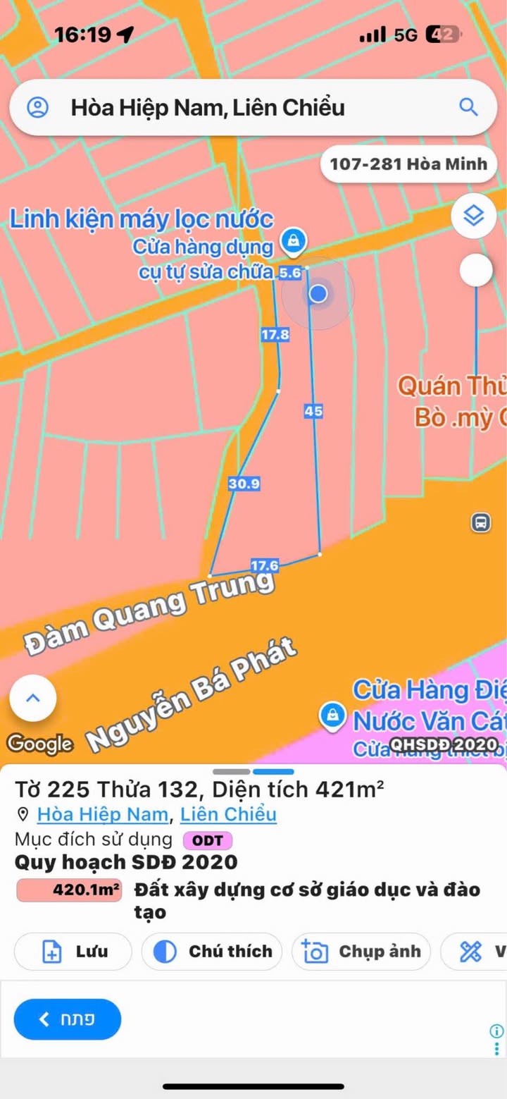 Đất nền đẹp đường Nguyễn Bá Phát, 528m² giá 16.5 tỷ - Chính chủ bán gấp!