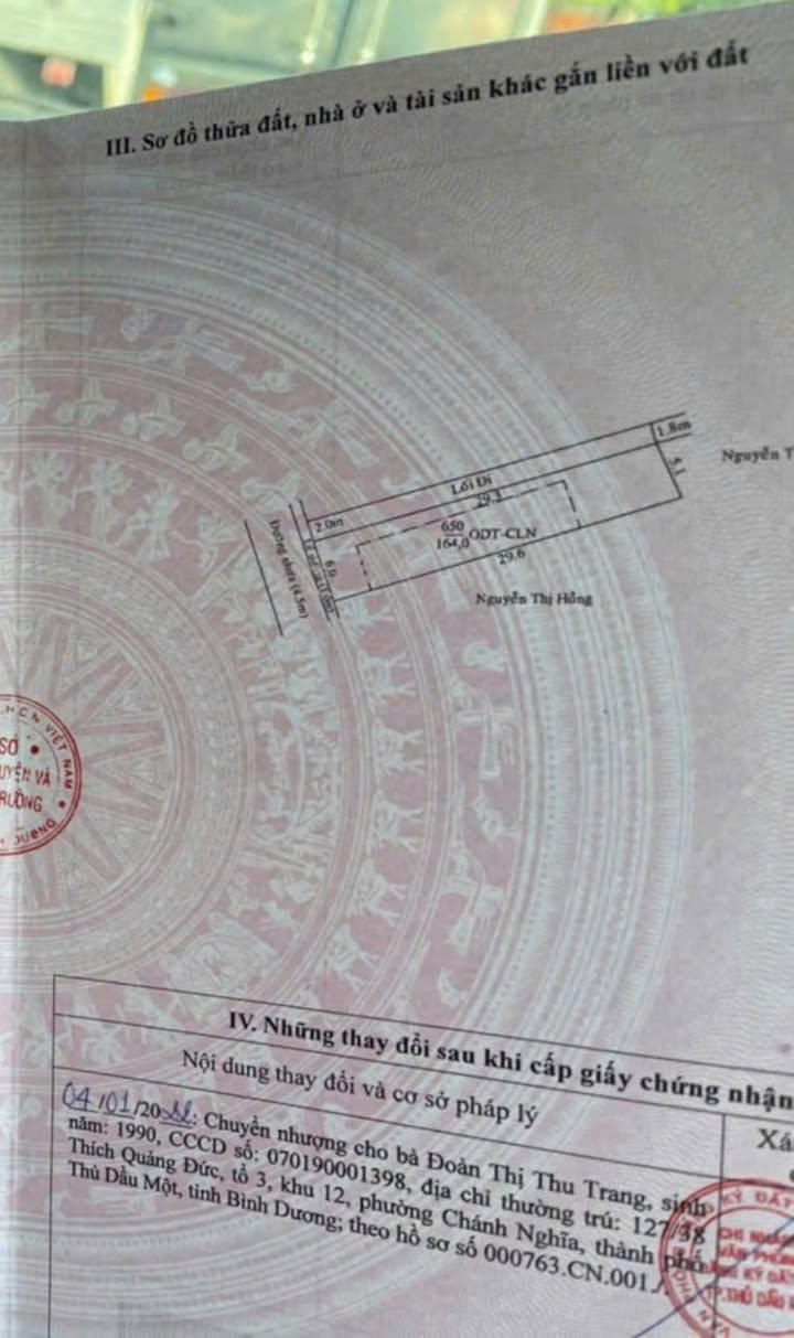 Đất nền mặt tiền DX086 Hiệp An 164m² giá 2.2 tỷ - Cơ hội đầu tư tuyệt vời!