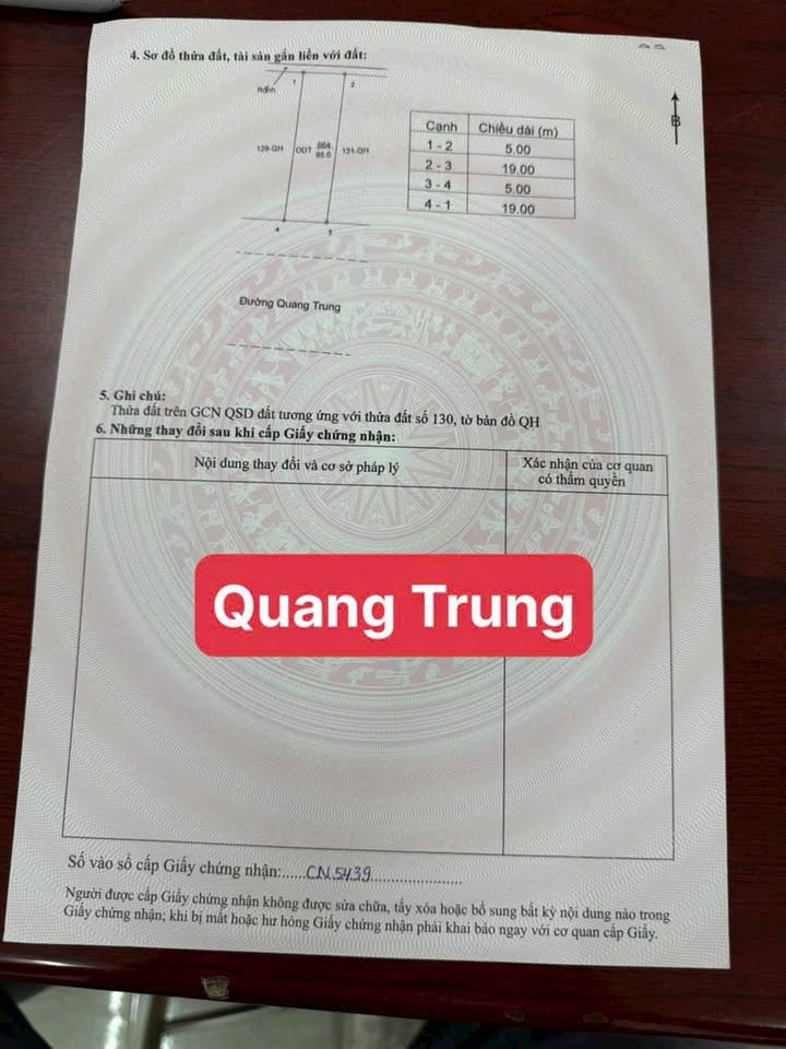 Đất kinh doanh sầm uất đường Quang Trung, Vĩnh Yên, 95m² - Giá chỉ 3 tỷ!