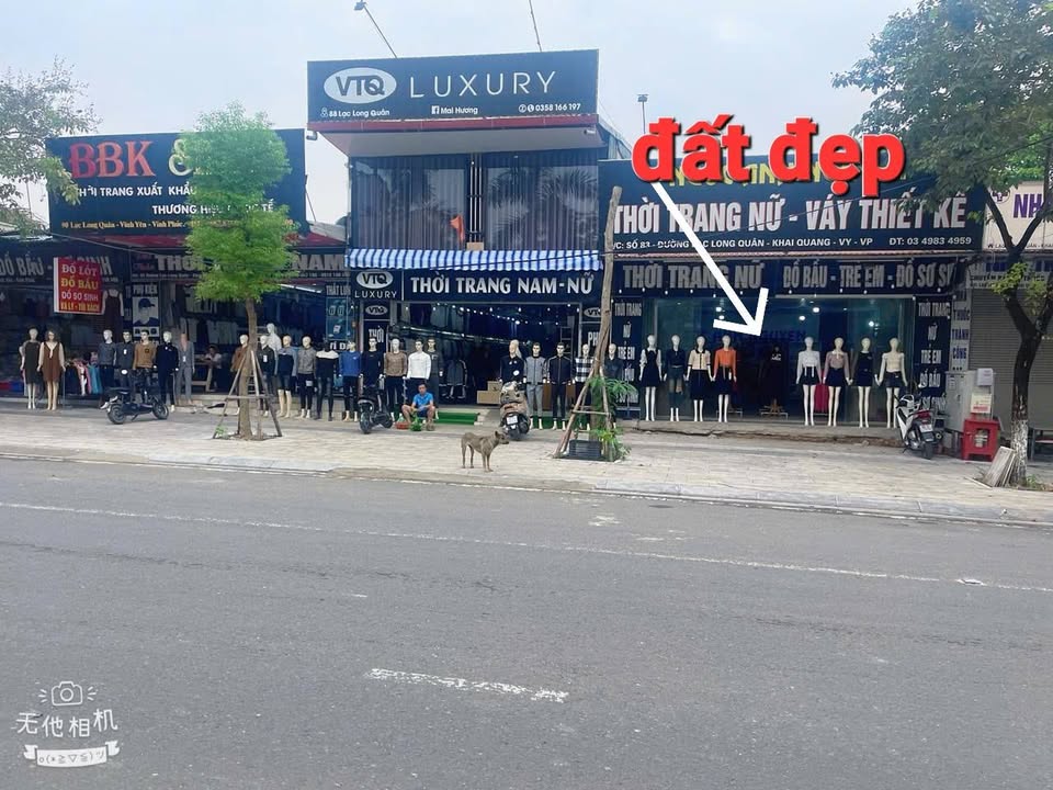 Đất kinh doanh phố Lạc Long Quân, Vĩnh Yên 106m² giá 10.5 tỷ - Sổ hồng chính chủ