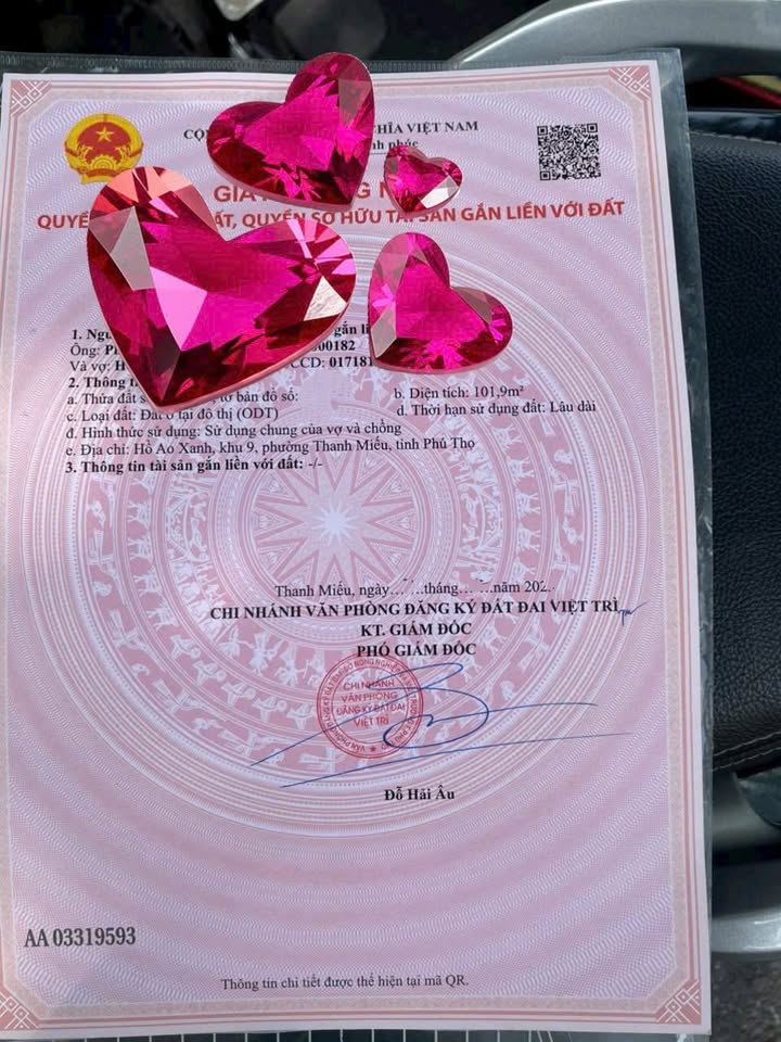 Đất nền phường Thanh Miếu, Việt Trì 101.9m² giá 4 tỷ - Cơ hội đầu tư hấp dẫn!