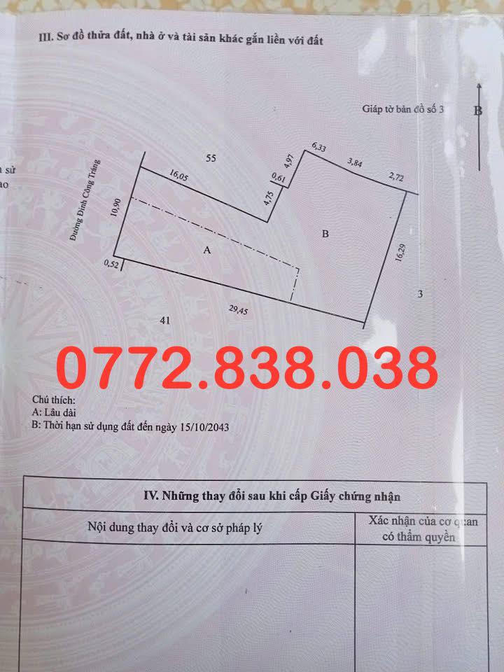 Nhà bán đường Đinh Công Tráng, Sa Đéc 390m² giá 2.5 tỷ - Ô tô tới tận cửa!
