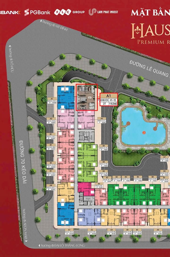 Căn hộ 3 phòng ngủ HausMan FLC 115m² giá 11 tỷ - Sở hữu ngay căn hộ cao cấp!