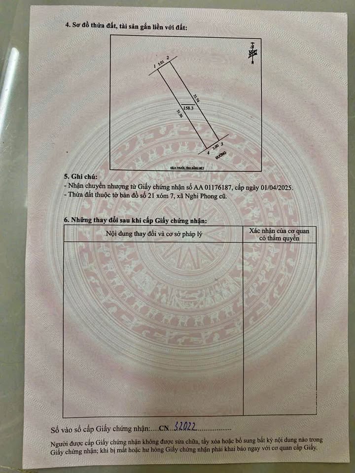 Bán đất Vinh Lộc Nghệ An 158,3m² giá 1.8 tỷ - Đường rộng 6m, vị trí đắc địa!