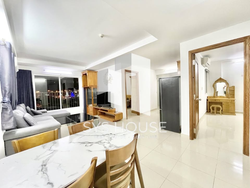 Căn hộ CT3 VCN Phước Hải 68m² giá 10 triệu - Nội thất đầy đủ, view sông