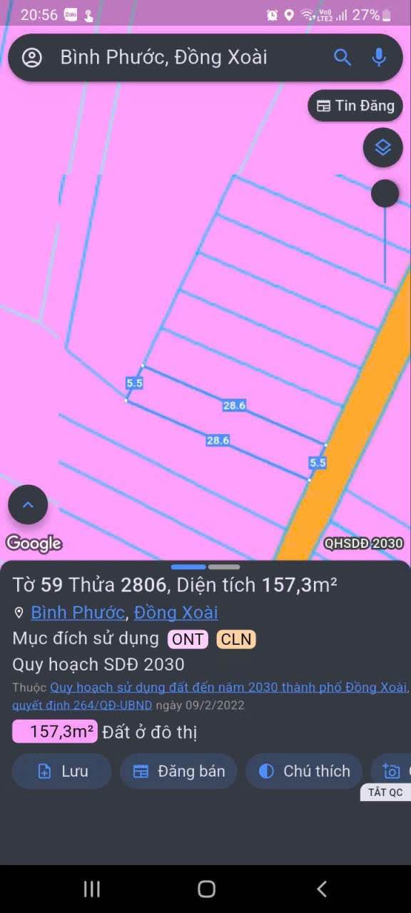 Đất mặt tiền đối diện Bệnh viện Hoàn Mỹ Đồng Xoài 140m² giá chỉ 700 triệu - Cơ hội đầu tư tốt!