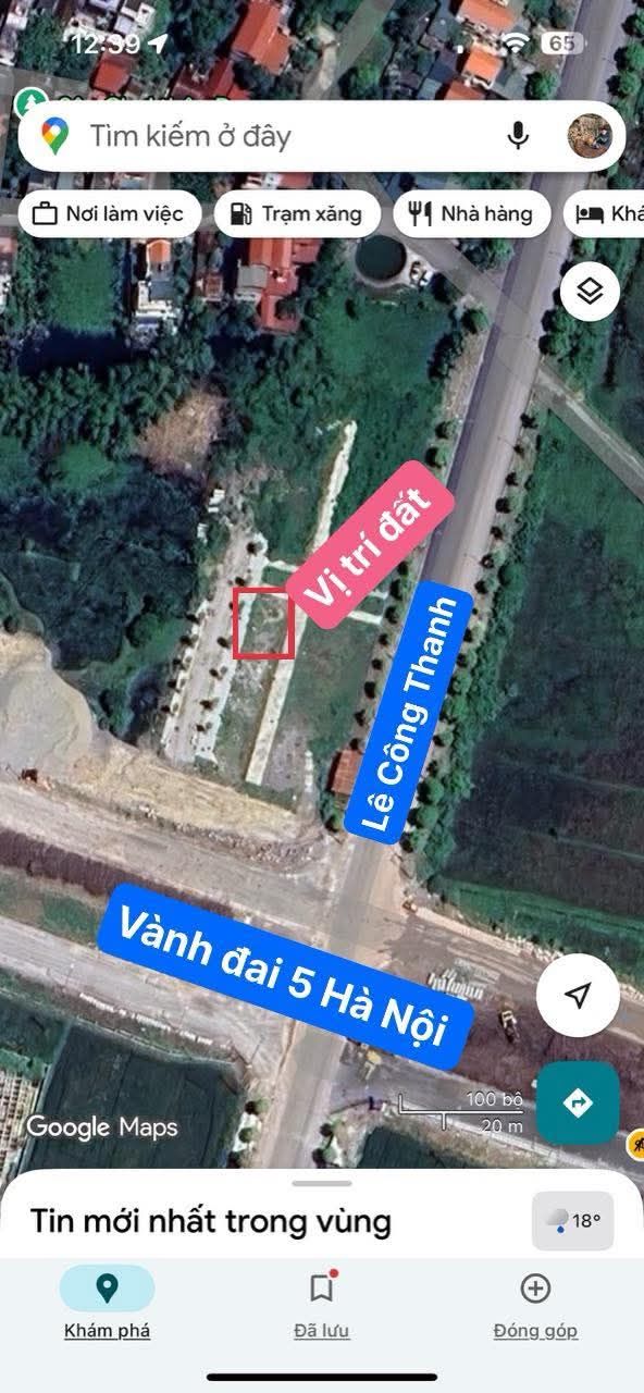 Đất nền Tái định cư Lê Công Thanh, Tiên Tân 160m² - Vị trí đắc địa, pháp lý rõ ràng!