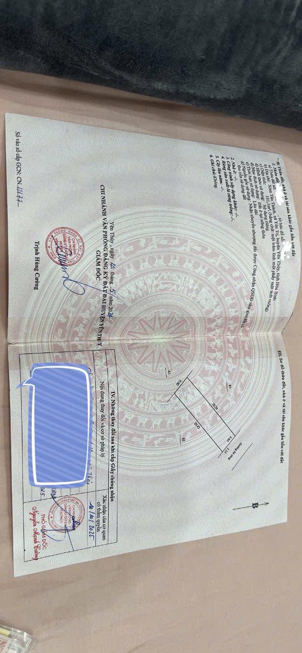 Đất nền Yên Trị Yên Thủy Hòa Bình 101m² - Địa điểm lý tưởng cho an cư!