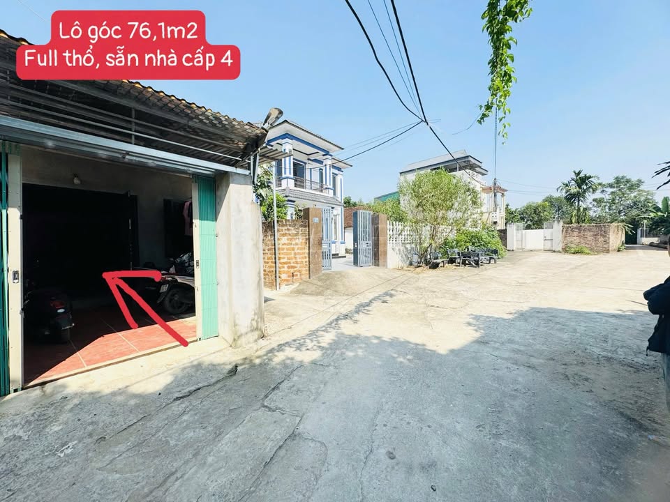 Đất thổ cư Tân Xã 76m² giá 3 tỷ - Lô góc đẹp, sẵn nhà cấp 4!