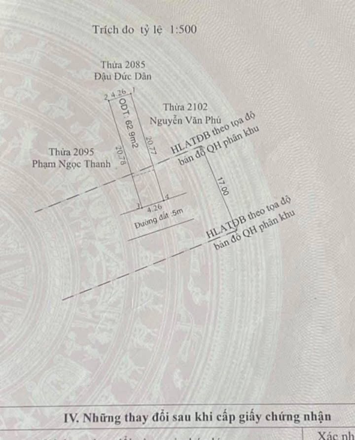 Đất thổ cư đường Bình Chuẩn 63, An Phú, 88m² giá 2.55 tỷ - Cơ hội đầu tư tuyệt vời!