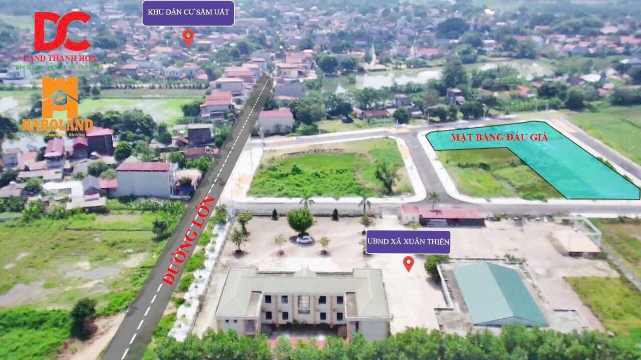 Đất nền Xuân Thiên, Thọ Xuân 180m² chỉ 600 triệu - Bán gấp!