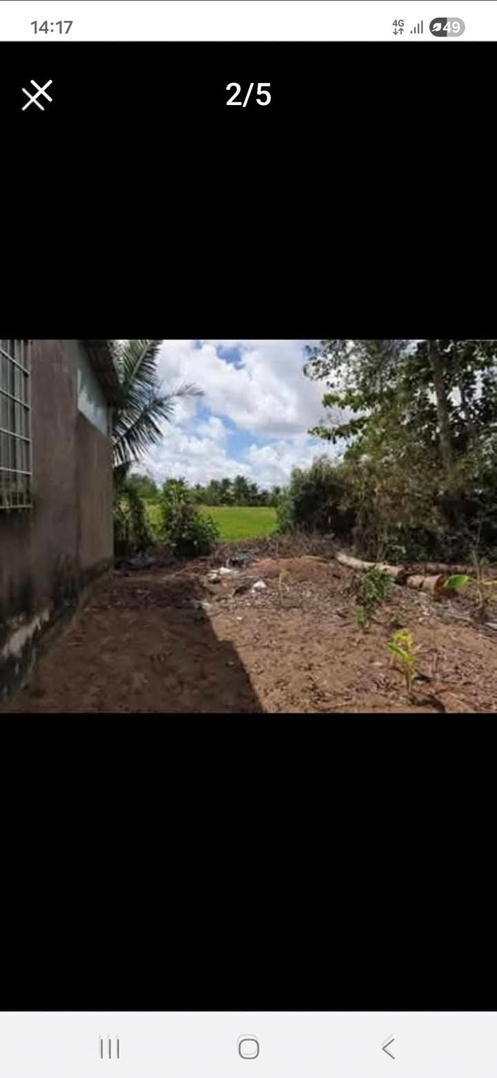 Đất nền hẻm 647 Trần Hưng Đạo, TP Sóc Trăng 122m² - Giá chỉ 600 triệu