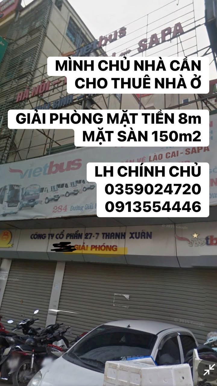 Cho thuê nhà mặt phố Giải Phóng, Phương Liệt, 150m² - Vị trí đắc địa cho kinh doanh!